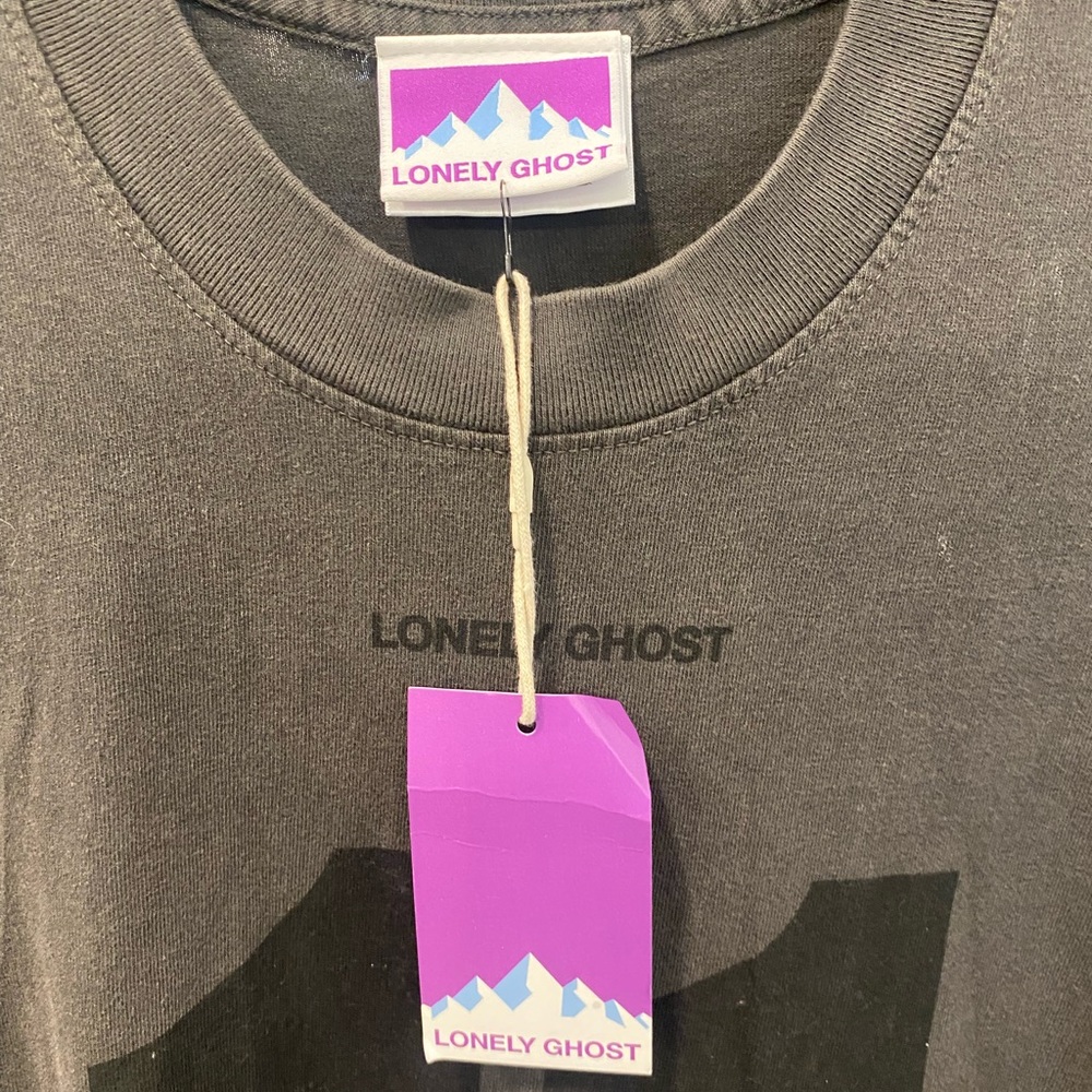 Lonely Ghost Jazz Colab Charcoal Tee